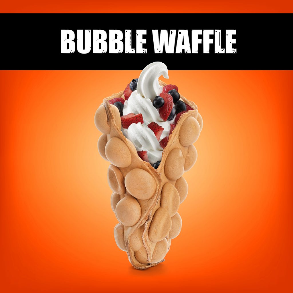 Bubble Waffle Sincerely Yogurt